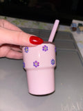 Flower power mini cup PURPLE