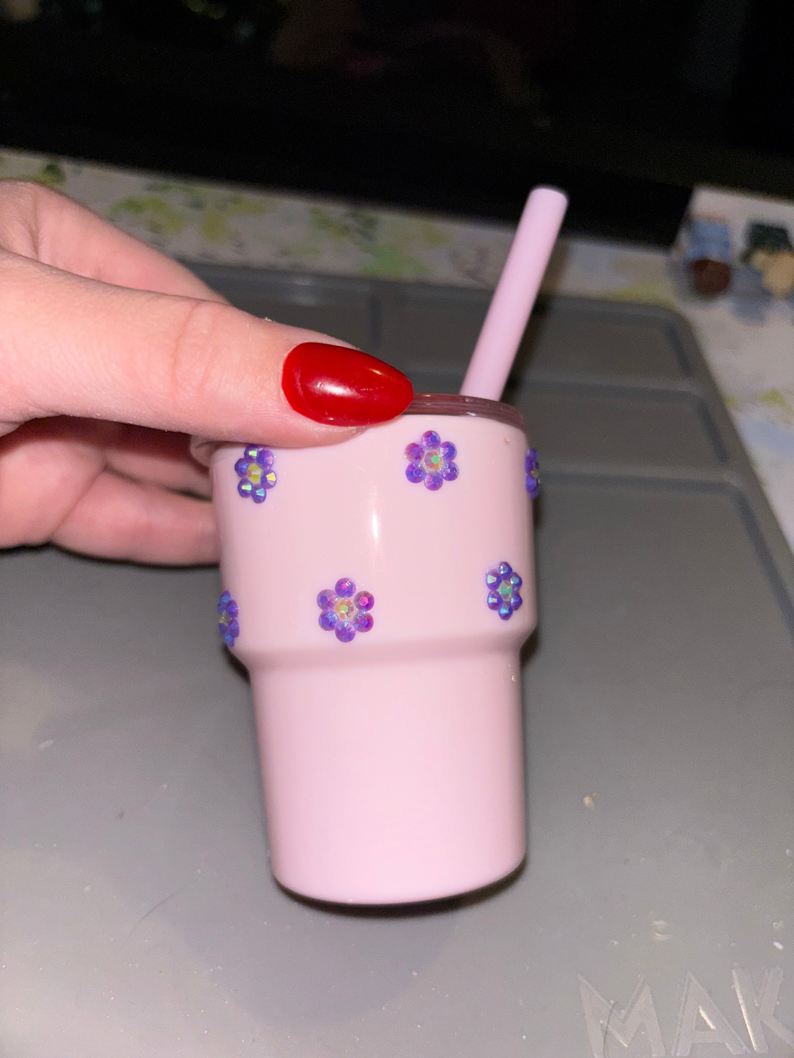 Flower power mini cup PURPLE