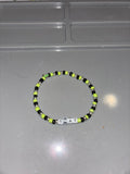 Hand made glass bead bracelet ‘Brat’