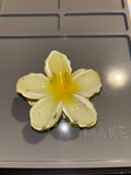 Rhinestone lily flower claw clip YELLOW